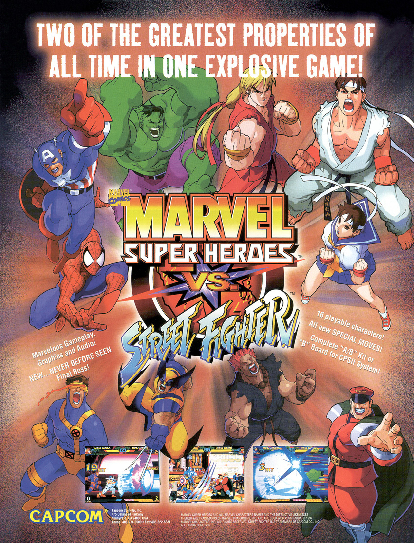 xmen vs street fighter manual