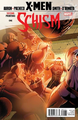 X-Men Schism Vol 1 1 Cyclops 2nd Printing Variant