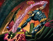 Annihilus (Earth-616) and Richard Rider (Earth-616) from Annihilation Vol 1 6 001