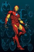 Invincible Iron Man Vol 3 1 Newbury Comics Variant Textless