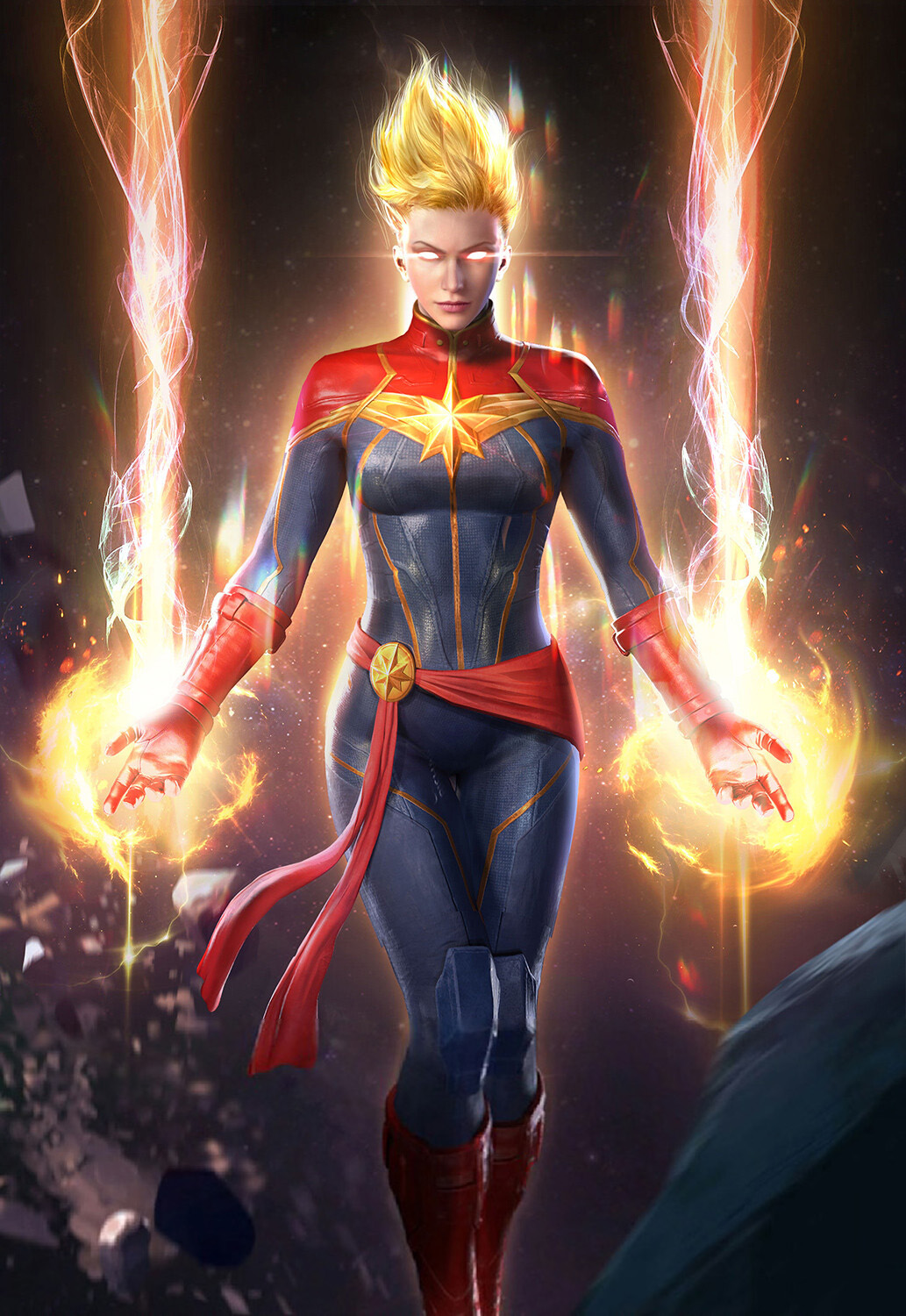 captain marvel wallpaper carol