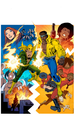 Power Man and Iron Fist Vol 3 1 Classic Variant Textless