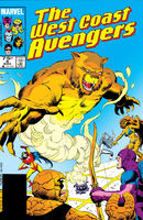 West Coast Avengers (Vol. 2) #6 "Quest for Cats!" Release date: November 26, 1985 Cover date: March, 1986