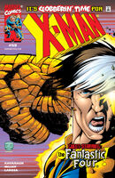 X-Man #59 "The Ties That Bond" Release date: December 1, 1999 Cover date: January, 2000