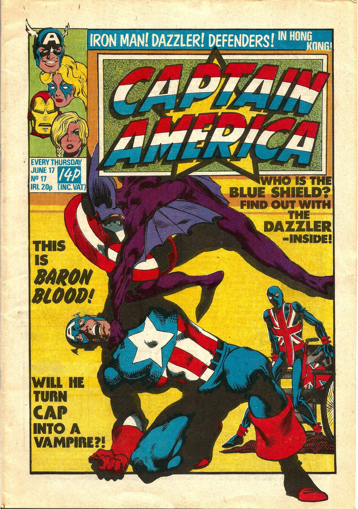 Captain America (UK) Vol 1 17 Marvel Database Fandom