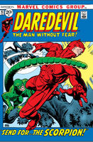 Daredevil #82 "Now Send... The Scorpion!" Cover date: December, 1971