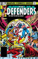 Defenders #106 "The War to End All Wars!" Release date: January 19, 1982 Cover date: April, 1982