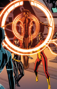 Teleporting Black Widow and Spider-Woman From New Avengers (Vol. 3) #28