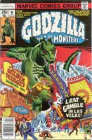 Godzilla #9 "The Fate of Las Vegas" Release date: January 3, 1978 Cover date: April, 1978