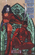 Matthew Murdock (Earth-7642) and Ana Ishikawa (Earth-7642) from Shi Daredevil Honor Thy Mother Vol 1 1 001