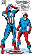 Steven Rogers (Earth-616) and Richard Jones (Earth-616) from Captain America Vol 1 110 001