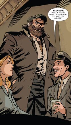 Woodrow McCord Jr. (Earth-616) meets Howard Stark (Earth-616) and Margaret Carter (Earth-616) from Operation S.I.N