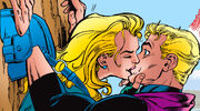 Surprising Barton while he was climbing