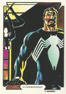 Sergei Kravinoff and Peter Parker (Earth-616) from Mike Zeck (Trading Cards) 0001