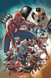 Spider-Geddon Vol 1 5 Silva Variant Textless