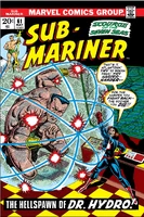 Sub-Mariner (Vol. 2) #61 "The Prince and the Pirate!" Release date: February 13, 1973 Cover date: May, 1973