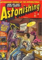 Astonishing #9 "The Little Black Box!" Release date: October 20, 1951 Cover date: February, 1952