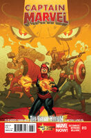 Captain Marvel (Vol. 7) #13 "Enemy Within (Part 3)" Release date: June 19, 2013 Cover date: August, 2013