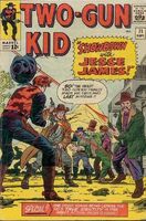 Two-Gun Kid #71 "Showdown With Jesse James!" Release date: June 2, 1964 Cover date: September, 1964