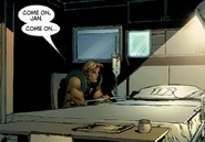 Comatose and trapped in her miniature size From Avengers (Vol. 3) #501