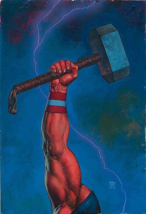 What would happen if Thor hit or threw Mjolnir at The Juggernaut