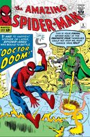 Amazing Spider-Man #5 "Marked for Destruction by Dr. Doom!" Release date: July 9, 1963 Cover date: October, 1963