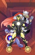 Captain America (Vol. 7) #6 Many Armors of Iron Man Variant