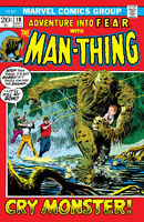 Fear #10 "Man-Thing!" Release date: July 25, 1972 Cover date: October, 1972