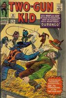 Two-Gun Kid #83 "They Call Him-- Durango!" Release date: June 2, 1966 Cover date: September, 1966