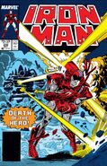 Iron Man #230 "Stark Wars, Chapter VI: The Day the Hero Died" (May, 1988)