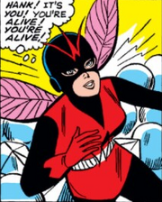 Janet Van Dyne (Earth-616) in her third Wasp costume from Tales to Astonish Vol 1 62 001