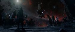 Thanos (Earth-199999), Ronan (Earth-199999), Nebula (Earth-199999), and Other (Chitauri) (Earth-199999) from Guardians of the Galaxy (film) 0001.jpg