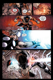 William Foster (Earth-616) and Ragnarok (Earth-616) from Civil War Vol 1 4 001