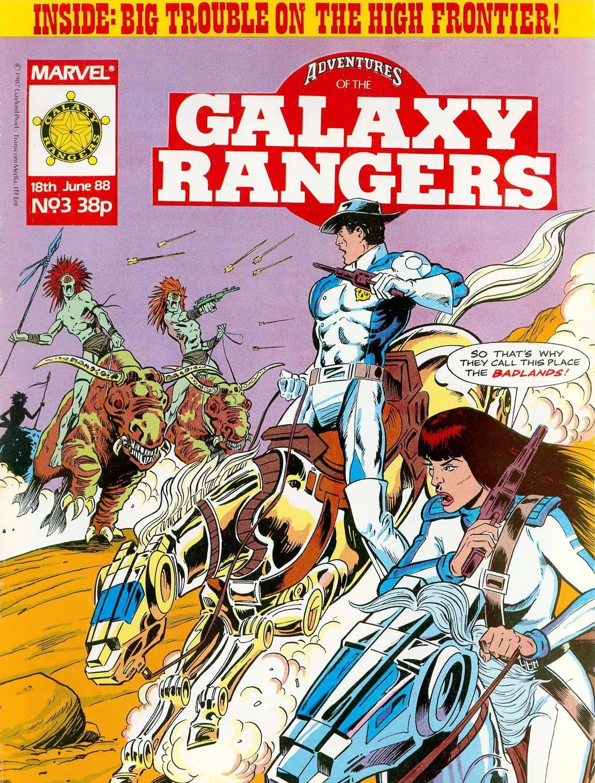 Adventures of the Galaxy Rangers Vol 1 3 Marvel Database Fandom