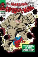 O Incrível Homem-Aranha #41 ""The Horns of the Rhino!"" (Outubro de 1966) (Primeira aparição de The Rhino)