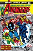 Avengers #122 "Trapped in Outer Space!" Release date: January 8, 1974 Cover date: April, 1974