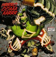 Bruce Banner (Earth-616) and Sanjay (Earth-616) from Fear Itself Hulk vs