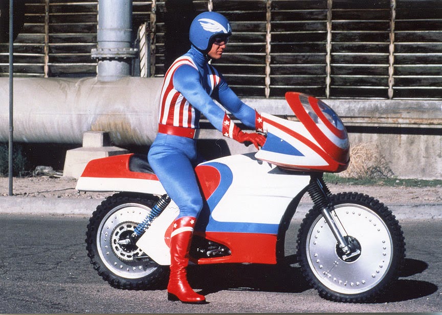 Captain america in bike hotsell