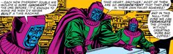 Council of Kangs (Multiverse) from Avengers Vol 1 267 001
