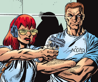 Dallas Riordan (Earth-616) and James Riordan (Earth-616) from Thunderbolts Vol 1 42 0001