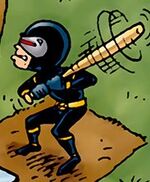 Wolverine cut up Danger Room's sentient door for baseball game (Earth-21422)