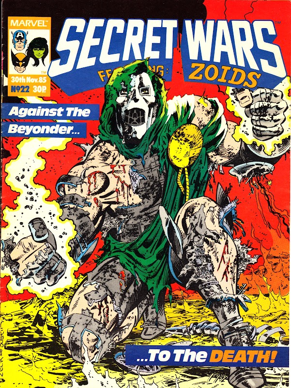 ゾイド関連【海外コミック（SECRET WARS）1985年11月9日19号】 STARLOGGED - GEEK MEDIA AGAIN: 1985: MARVEL SUPER HEROES