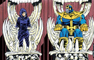 Thanos (Earth-616) and Death (Earth-616) from Thanos Quest Vol 1 2 0001