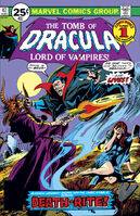 Tomb of Dracula #47 "Birthrite: Death!" Release date: May 4, 1976 Cover date: August, 1976