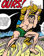 Benjamin Grimm (Earth-616) and Namor McKenzie (Earth-616) from Fantastic Four Vol 1 9 0001