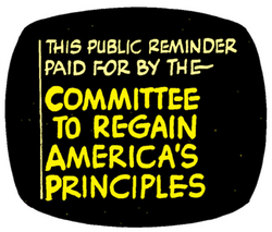 Committee to Regain America's Principles (Earth-616) from Captain America Vol 1 169 001
