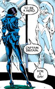 Recalling her past as Captain Britain, a hero From Uncanny X-Men #256