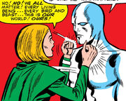 Alicia Masters (Earth-616) and Norrin Radd (Earth-616) from Fantastic Four Vol 1 49 001