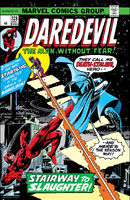 Daredevil #128 "Death Stalks the Stairway to the Stars!" Release date: September 2, 1975 Cover date: December, 1975