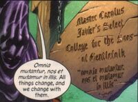 Xavier's School for Gifted Youngsters from Marvel 1602 Vol 1 2 002
